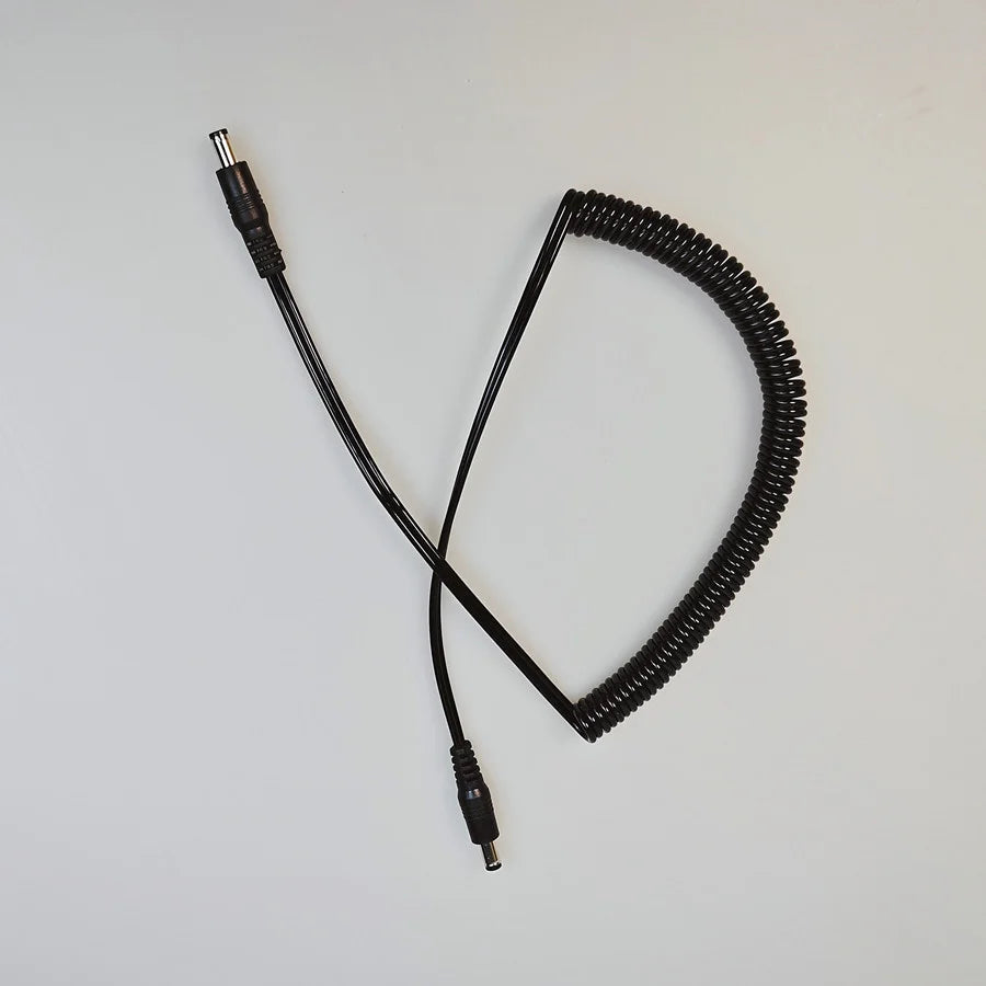 Universal Double-Ended Nail Sander Replacement Spring Wire, Handle Connection Cable with DC Port, 1/1.5M Nail Line