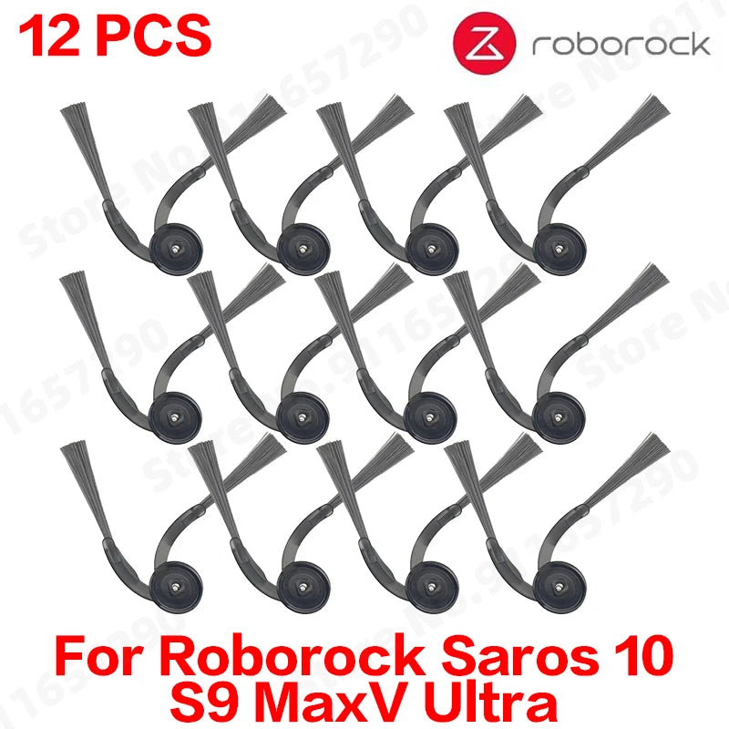 Replacement Parts Compatible for Roborock Saros 10 / S9 MaxV Ultra Main Roller Side Brush HEPA Filter Mop Cloth Dust Bag