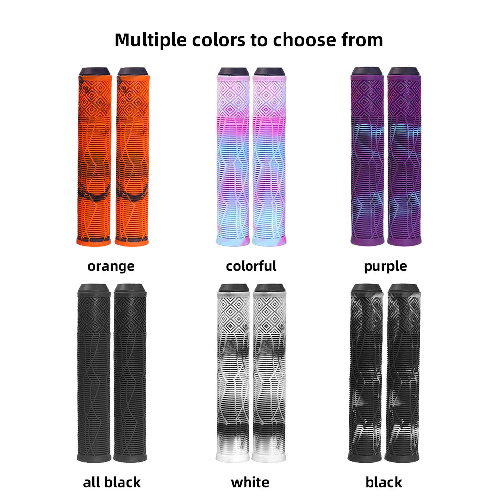 MOTSUV 1 Pairs Rubber Bicycle Handlebar Grips Lengthening Soft Non-Slip160mm Lengthening MTB Bike Bar Cuffs Cycling Parts