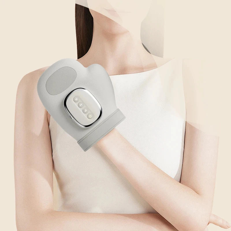 Hand Massager with Airbag Compression Finger Wrist Palm Massage Machine Vibration Glove for Hand Muscle Relax Gift for Men Women