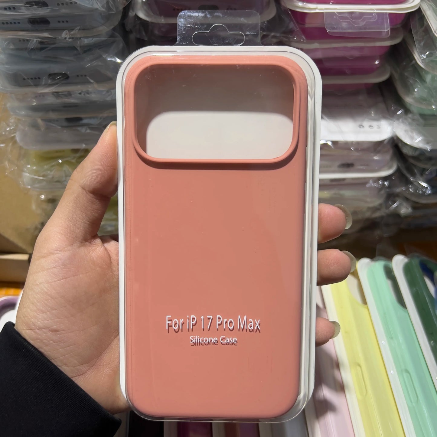 Luxury Candy Liquid Silicone Case For iPhone 17 Pro Max 16 15 14 13 Pro Max AIr Full-wrap Skin-friendly Cover