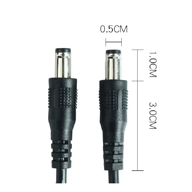 Universal Double-Ended Nail Sander Replacement Spring Wire, Handle Connection Cable with DC Port, 1/1.5M Nail Line