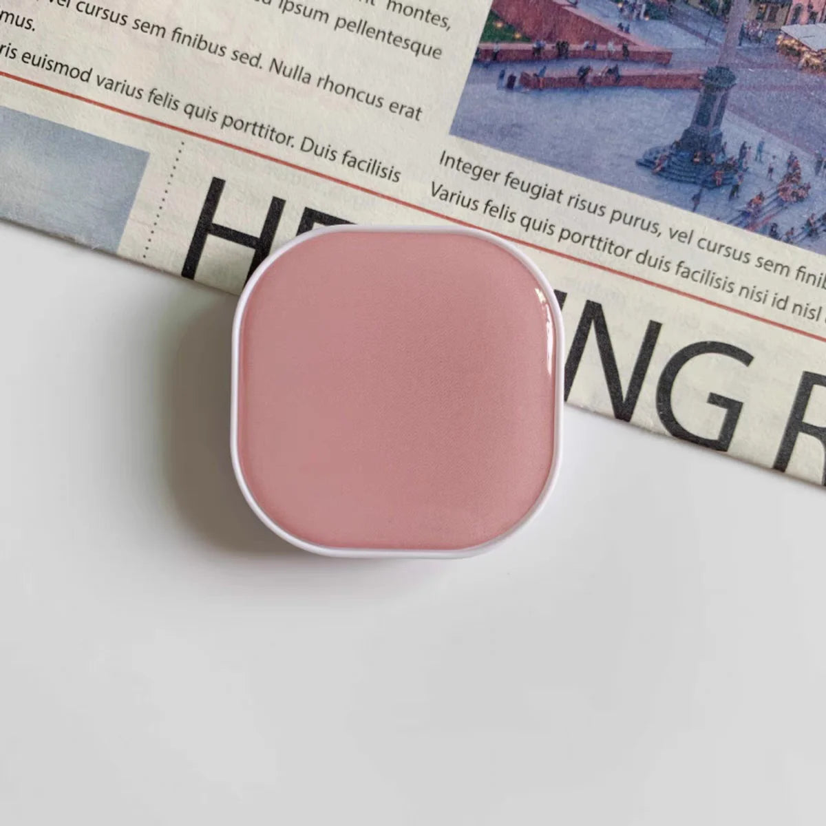 Cute Square Popping Sockets Grip Phone Holders Finger Ring Holder Griptok Stand Back Cover Clip Sticker Cellphone Accessories