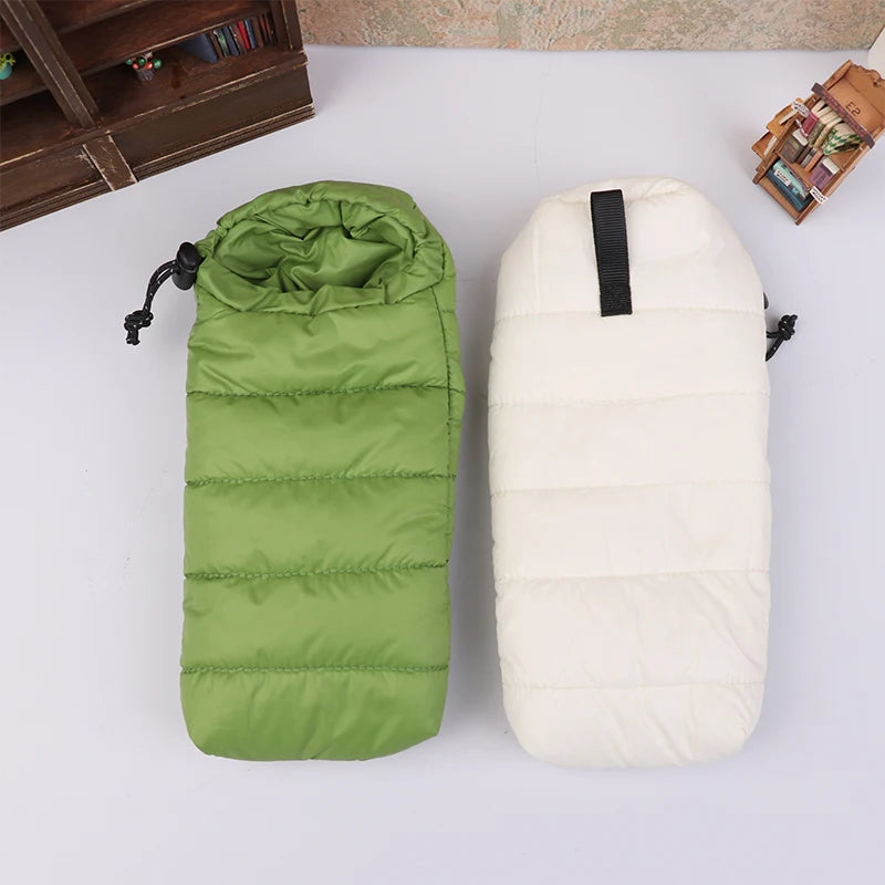 Creative Doll House Simulation Sleeping Bag Pieces Bedroom Furniture Toys Dollhouse Outdoor Camping Scene Decoration Accessories