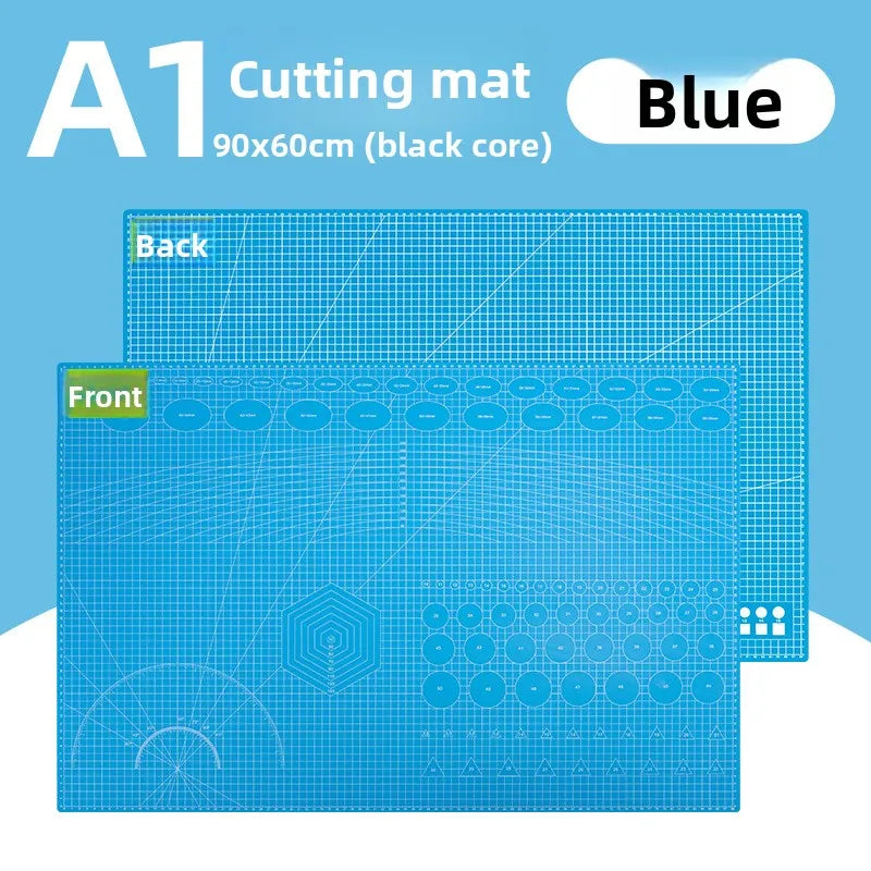 A1 Large Cutting Mat, Self Healing Double Side A1 Cutting Pad for Crafting Silhouette Green Sewing Cutting Mats