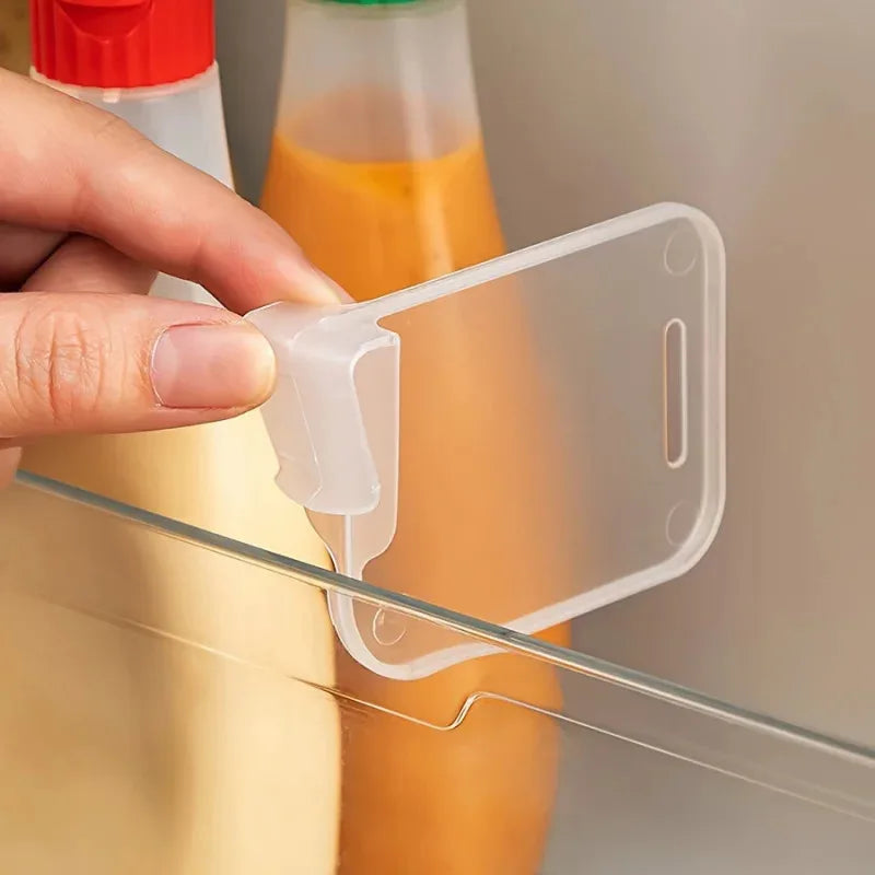 Adjustable Fridge Divider Home Refrigerator Storage Partition Board Kitchen Bottle Can Shelf Organizer - Fossilized Coralline