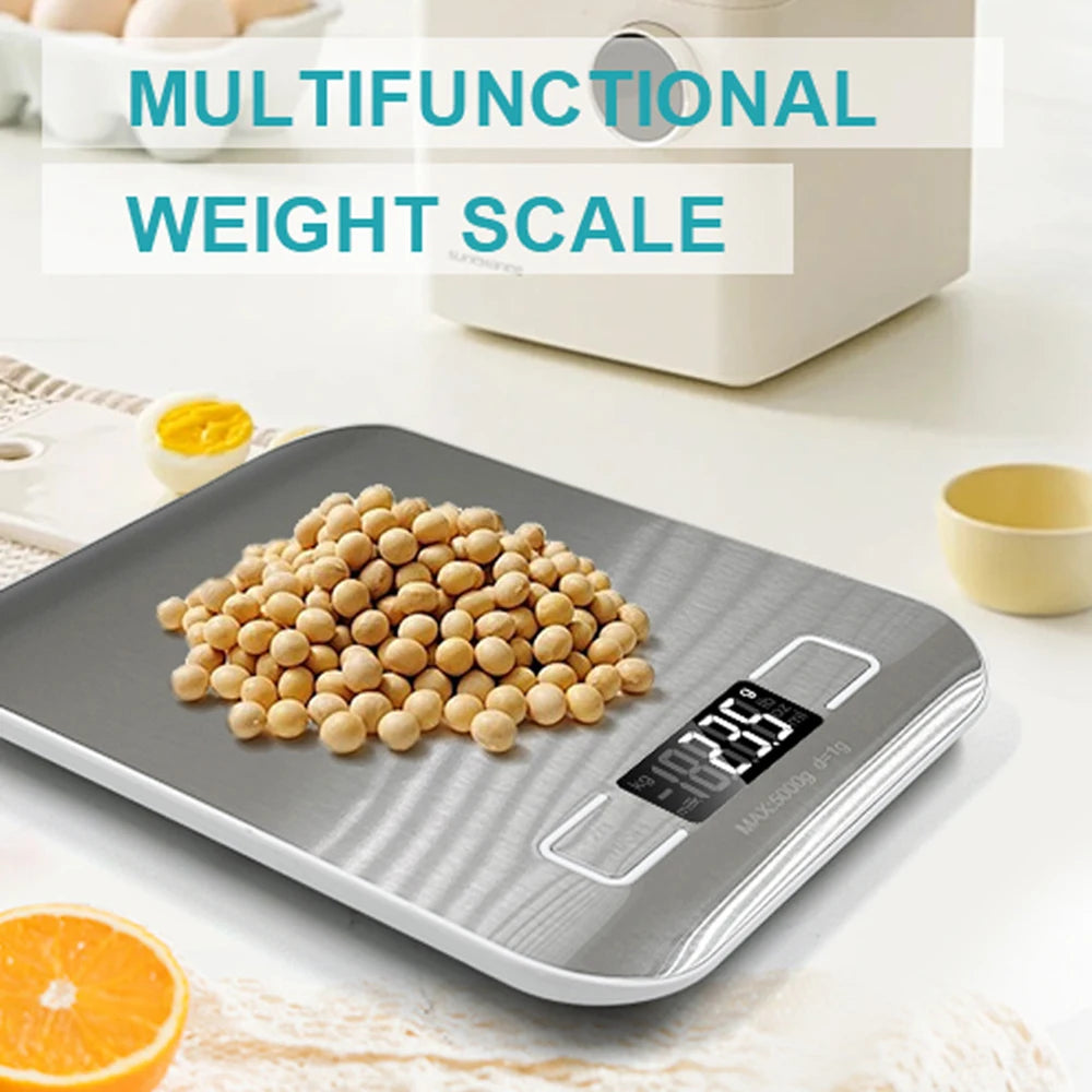 10kg/1g High-Precision Electronic Baking Scale for Kitchen LED Display Accurate Small Household Food Pastry Scale