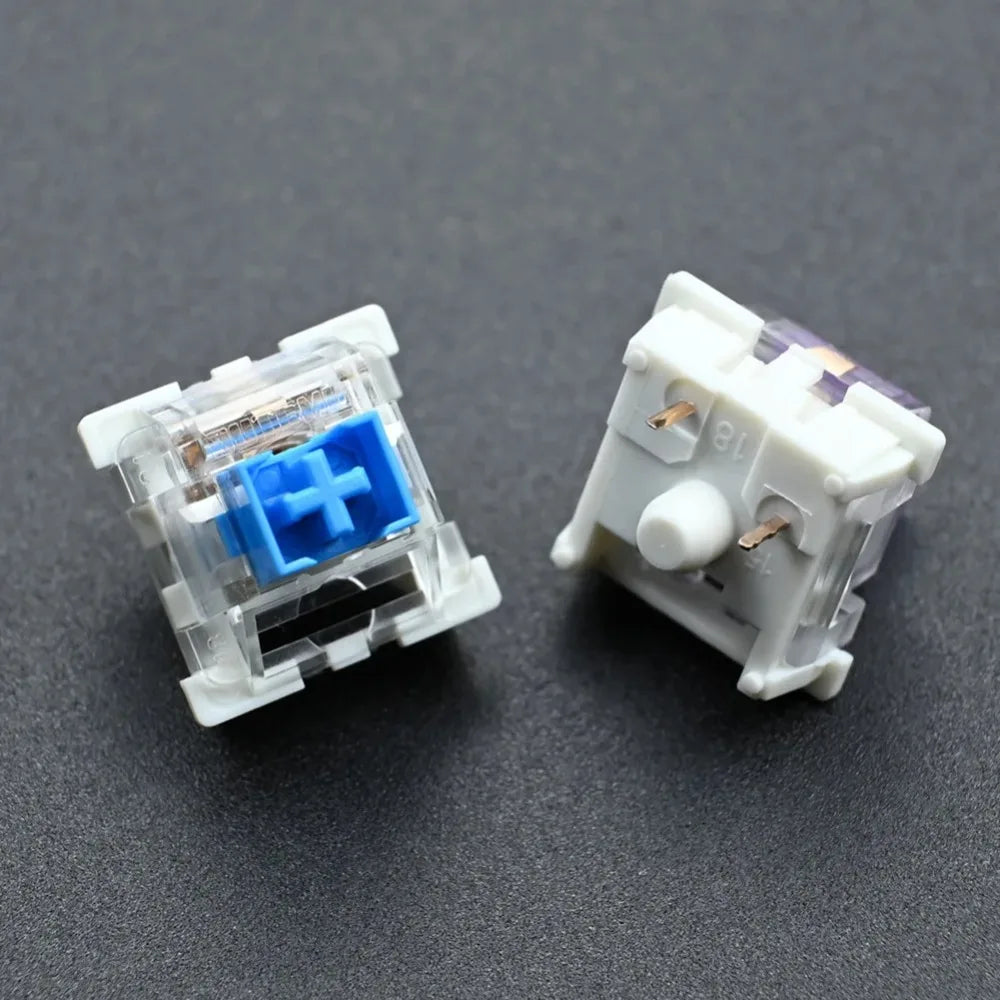 50Pcs 3-Pin Tactile Keyboard Switches – Clicky Key Replacement for Mechanical Keyboards & Electrical Devices