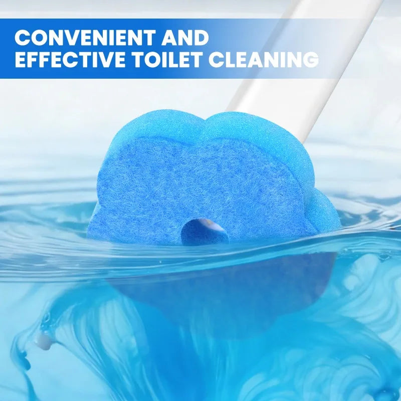 Toilet Brush With Disposable Replacement Head Kits Upgrade Long Handle Bathroom Cleaning Brush For Home Wc Accessories