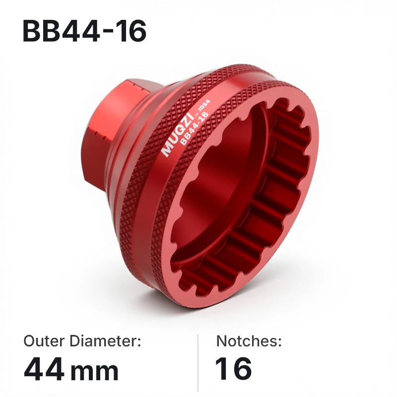 MUQZI Centerlock Rotor Lockring Install Removal Tool Bike Disc Brake Lock Ring and Bottom Bracket Repair Socket Tool