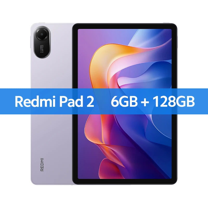 Global Version Xiaomi Redmi Pad 2 Advanced Helio G100-Ultra 11' 2.5K Crystal-Clear Display 9000mAh Battery 18W Fast Charging