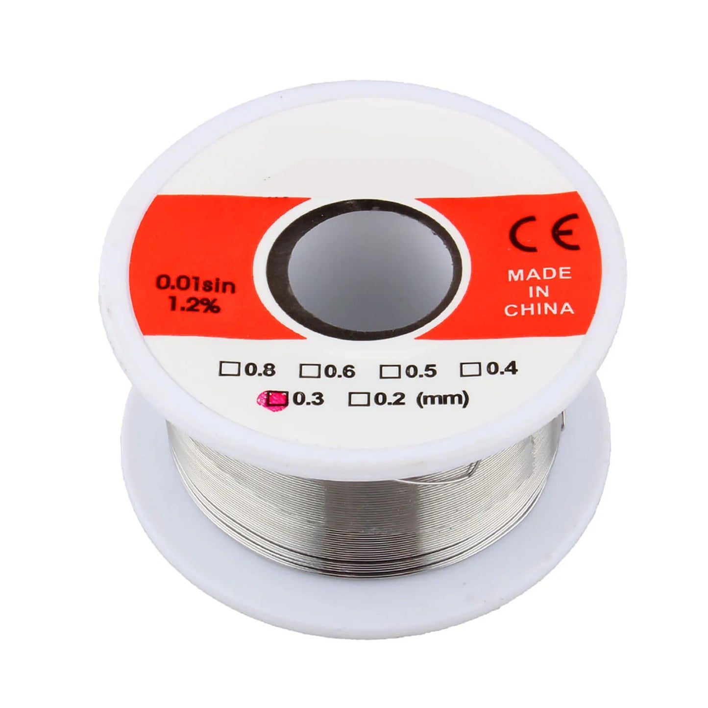 Soldering Tin Wire,Industrial Supplies 50g 0.3mm Tin Rosin Core Solder Soldering Wire Sn60 40 Flux 1.2%