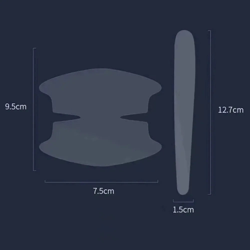 8Pcs Car Door Bowl Anti-scratch Sticker Clear Door Bowl Handle Protection Sticker Paint Surface Film Car Accessories