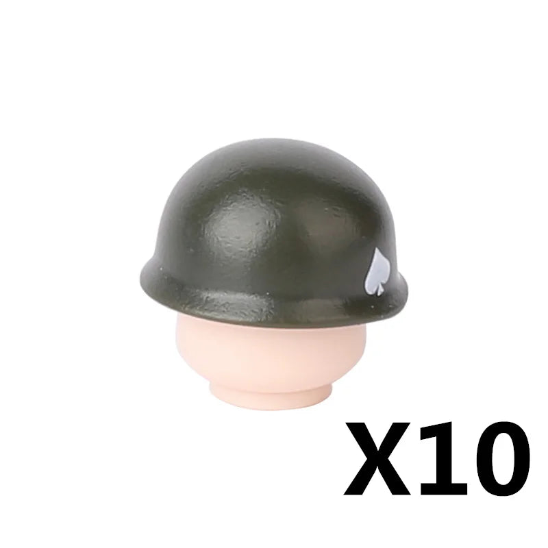 Military US Army Soviet Figures Soldiers MOC Building Blocks Medic Sniper Rifle Bunijon Hat Helmets Children's Toy Gift B145