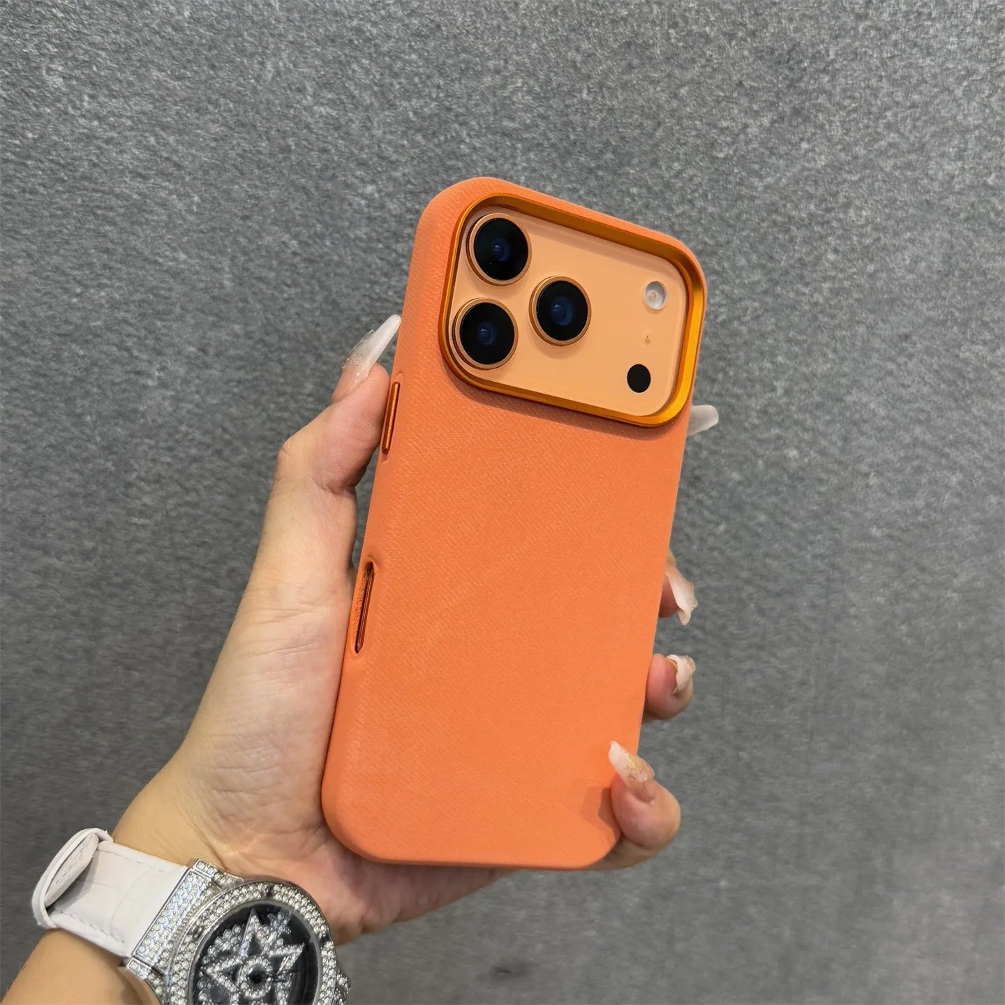 Luxury Built-in For Magsafe Flannel Case For iPhone 17 Pro Max 16 15 14 13 iPhone Air Plus Magnetic Wireless Charge Matte Cover