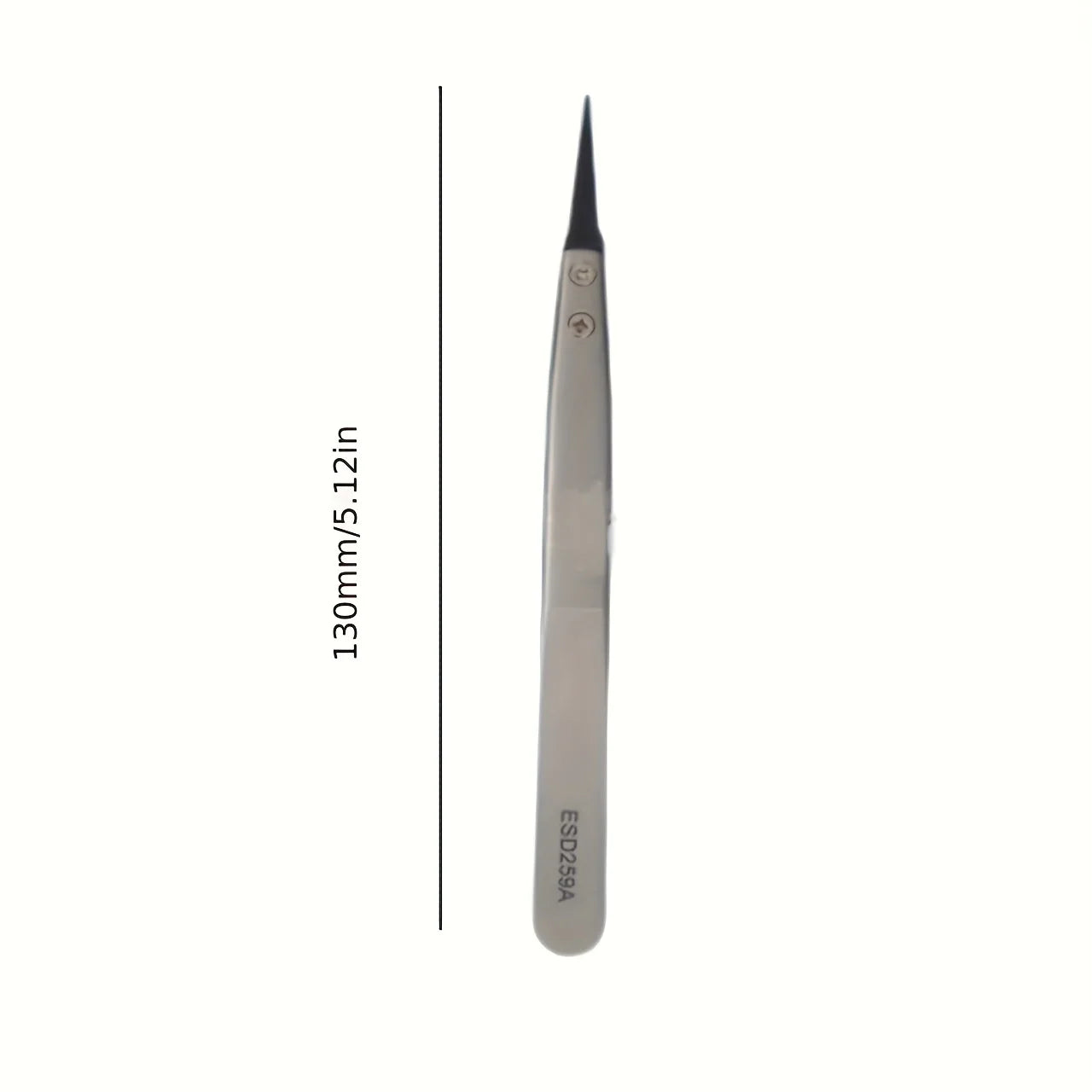 ESD anti-static precision tweezers - anti-static tips, heavy-duty metal，suitable for electronics，Electronics & Jewelry Repair