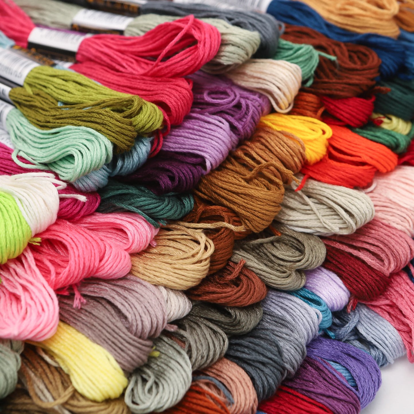 50/100/150/200/447 Pieces Cross Stitch Embroidery Floss Home Sewing Craft Thread 8 Meters Per Skein not repeat Colors