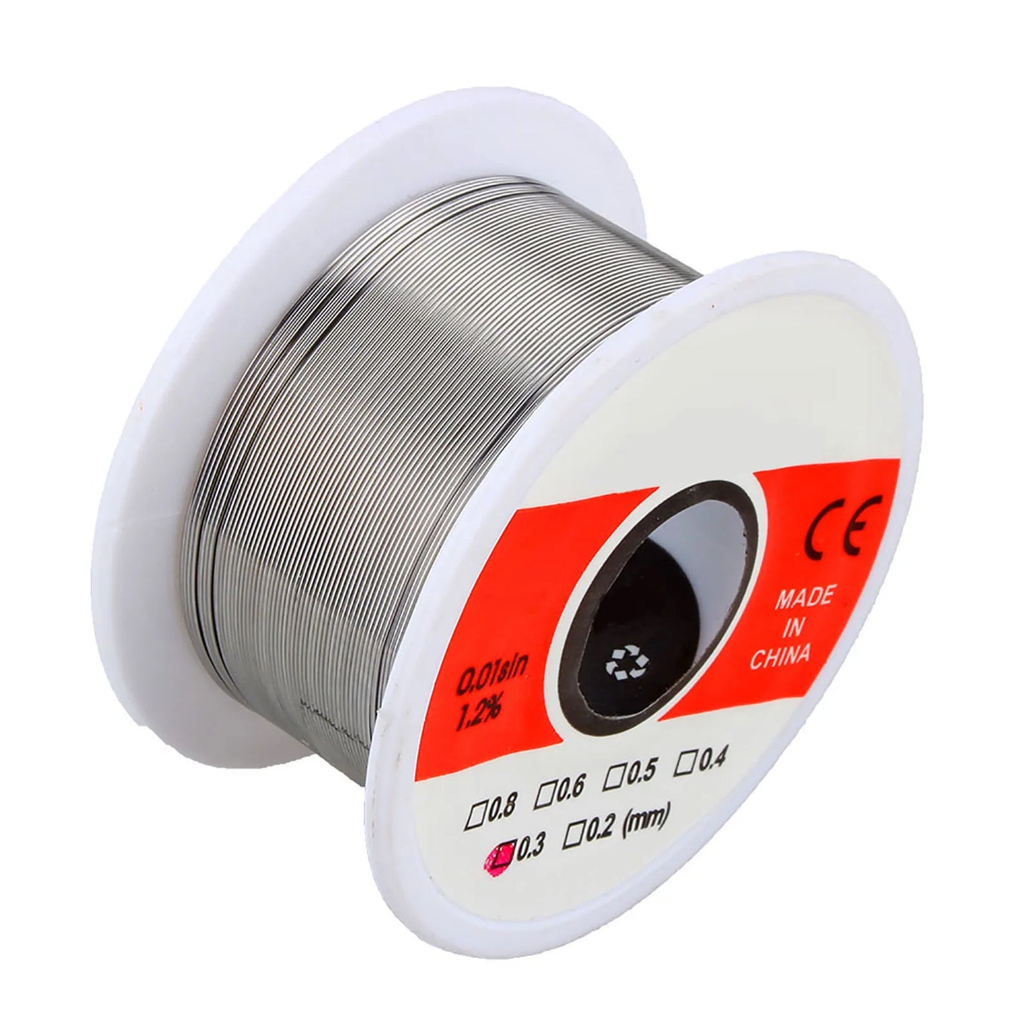 Soldering Tin Wire,Industrial Supplies 50g 0.3mm Tin Rosin Core Solder Soldering Wire Sn60 40 Flux 1.2%