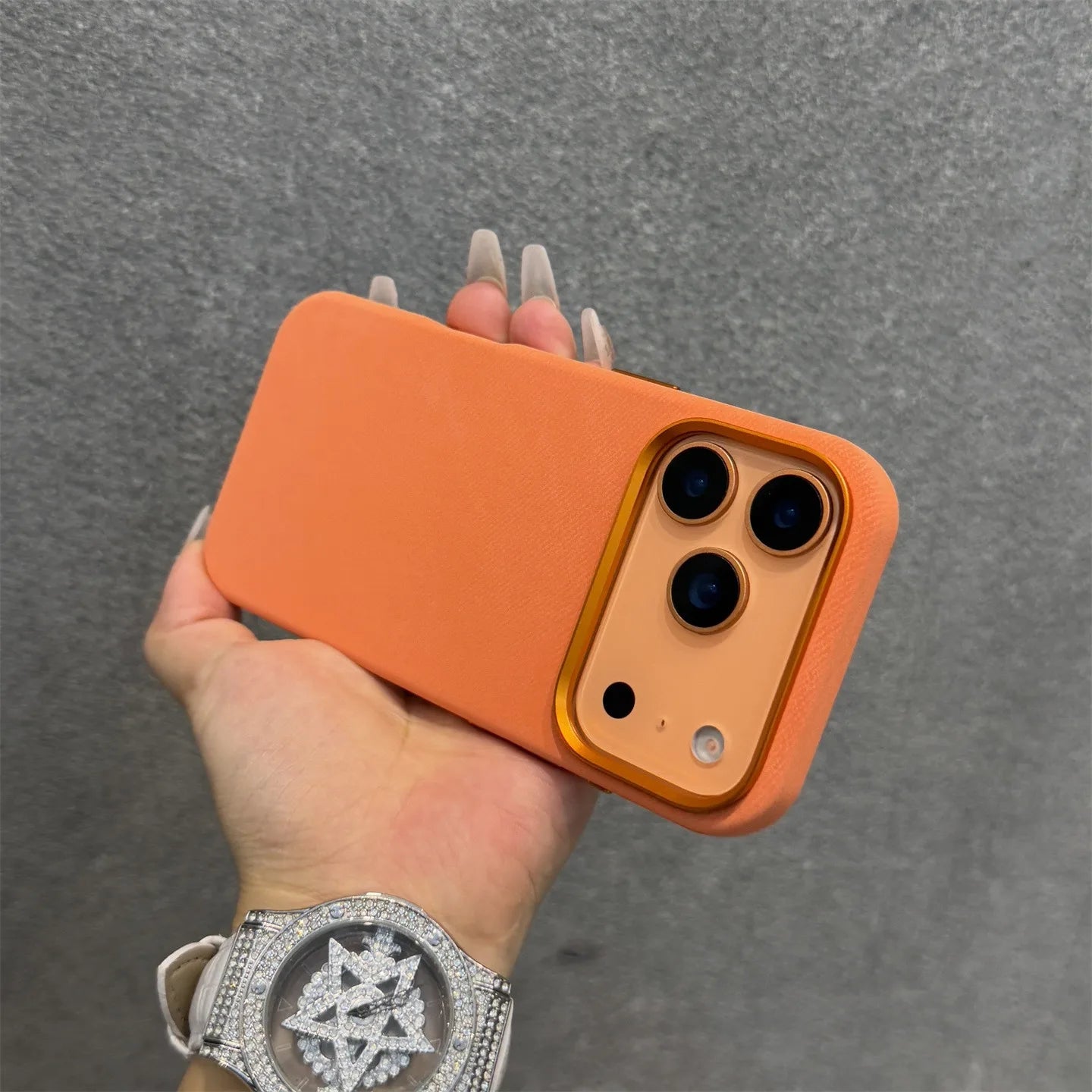 Luxury Built-in For Magsafe Flannel Case For iPhone 17 Pro Max 16 15 14 13 iPhone Air Plus Magnetic Wireless Charge Matte Cover