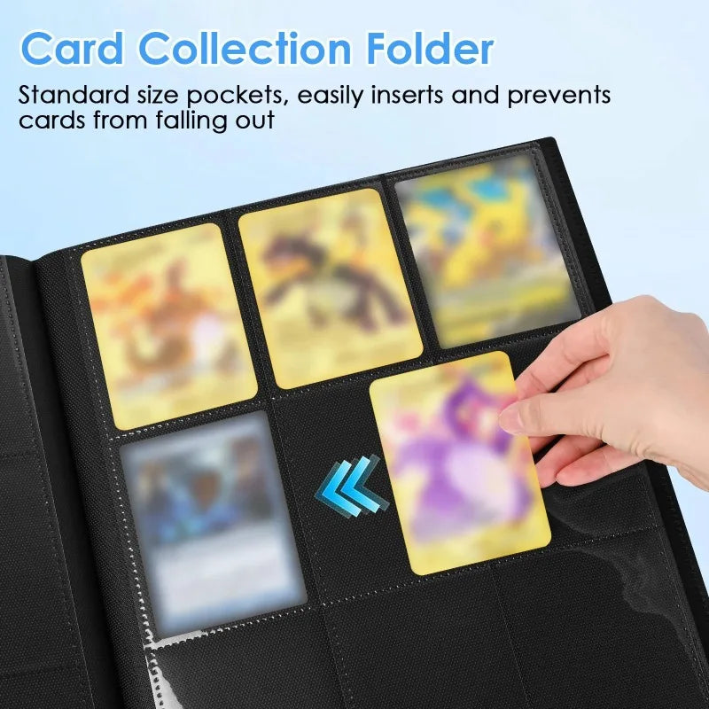 9-Pocket Card Binder for 360 Cards Durable Protective Album Storage for MTG TCG & Sports Cards - Collector's Dream Notebook