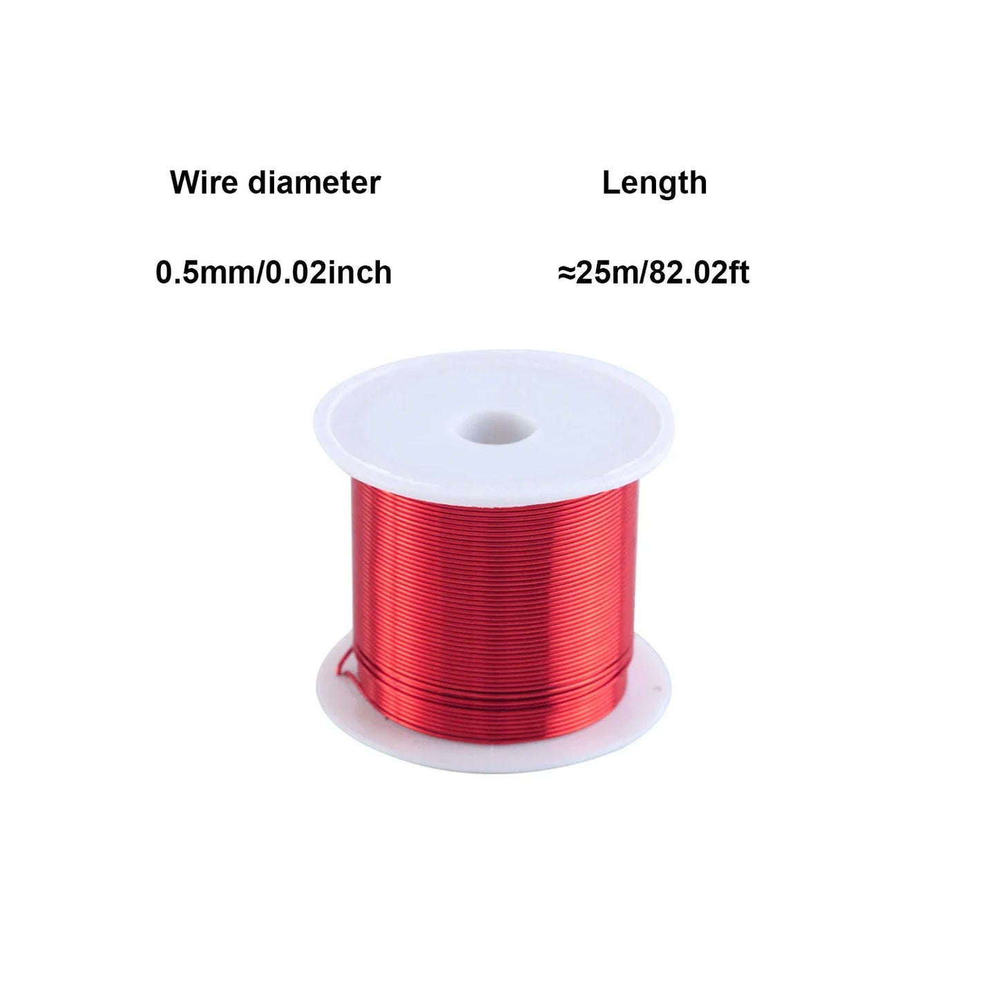 1-5 Rolls Fine Enameled Coppers Wire 0.1-1.0mm, Red Magnet Wire for Precision Coils, Jewelry Beads, DIY Electronics