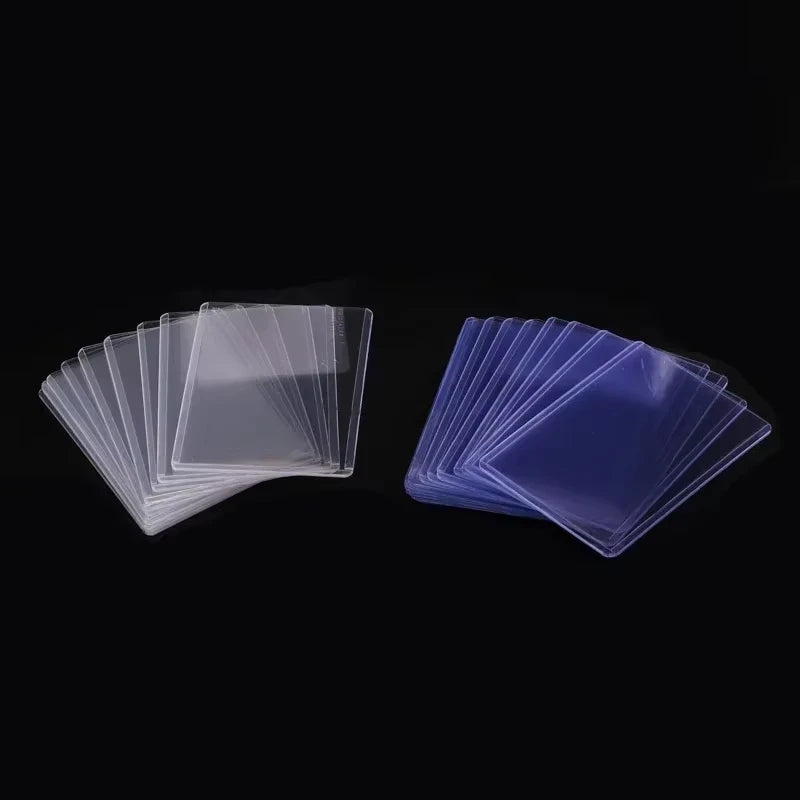 1/25/50 transparent Korean Kpop card sleeves with protective film, transparent card sleeves for idol photos, game card sleeves