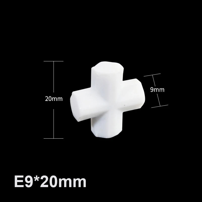 PTFE Magnetic Stirrer Stir Bar Magneton Stirring Rod PTFE recovery rod magnetic stirrer Recoverer  White 1Piece