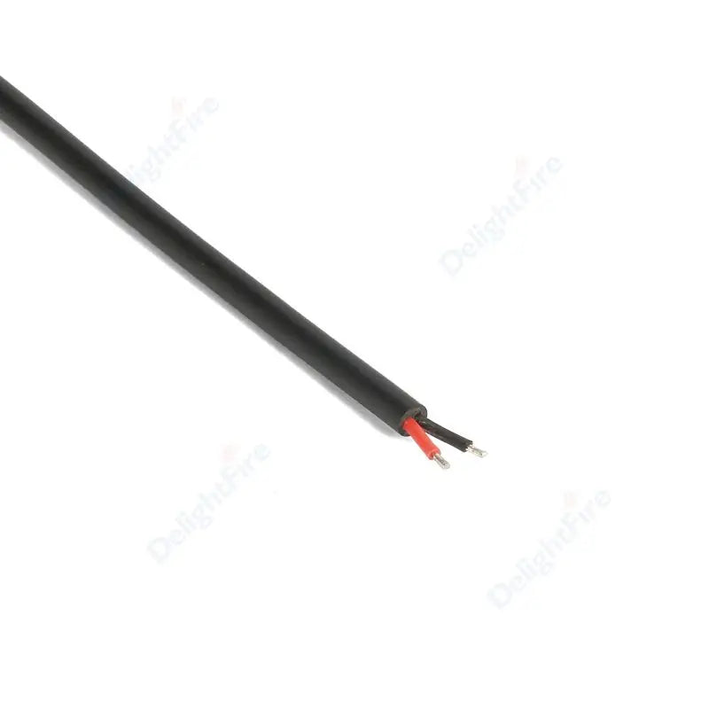 USB A Male 2 Pin Bare Wire USB 5V 3A Pigtail Open End Power Cable for Small Fan USB Equipment Installed Replace Repair DIY Cord