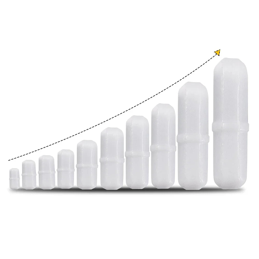 1/5/10/20/50/100Pcs Magnetic Stirrer Bar PTFE Magnetic Stirrer Type-B Mixer Stir Bars For Lab Supplies