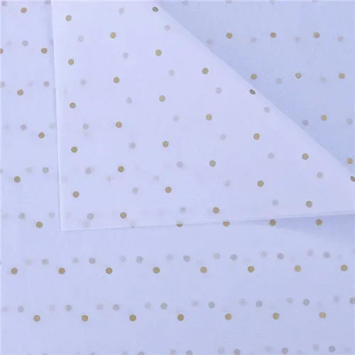10 Sheets/lot 50*70 Cm Gift Wrapping Paper DIY Handmade Craft Star Love Dot Pattern Tissue Paper  Floral Packaging Material