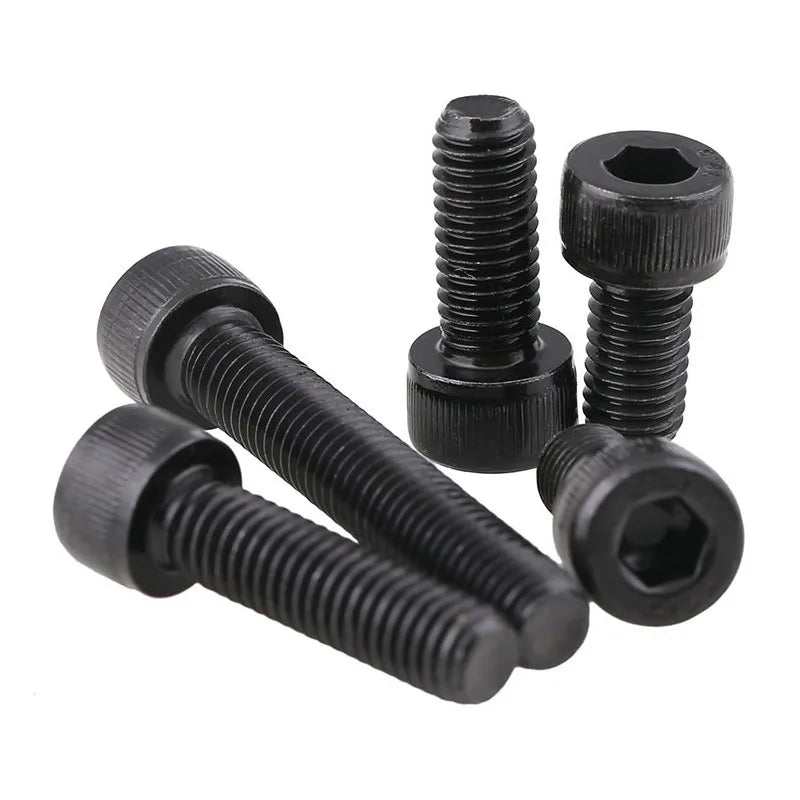 5-50PCS DIN912 Grade 12.9 allen socket head screw M1.6 M2 M2.5 M3 M4 M5 M6  M8 Hexagon Socket Head Cap Screws Hex Socket Screw