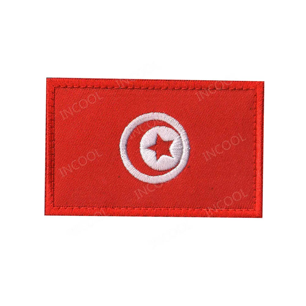 South Africa Egypt Kenya Algeria Nigeria Angola Ghana Morocco Senegal Algeria Flag Embroidered Patches Appliqued Patch For Cap