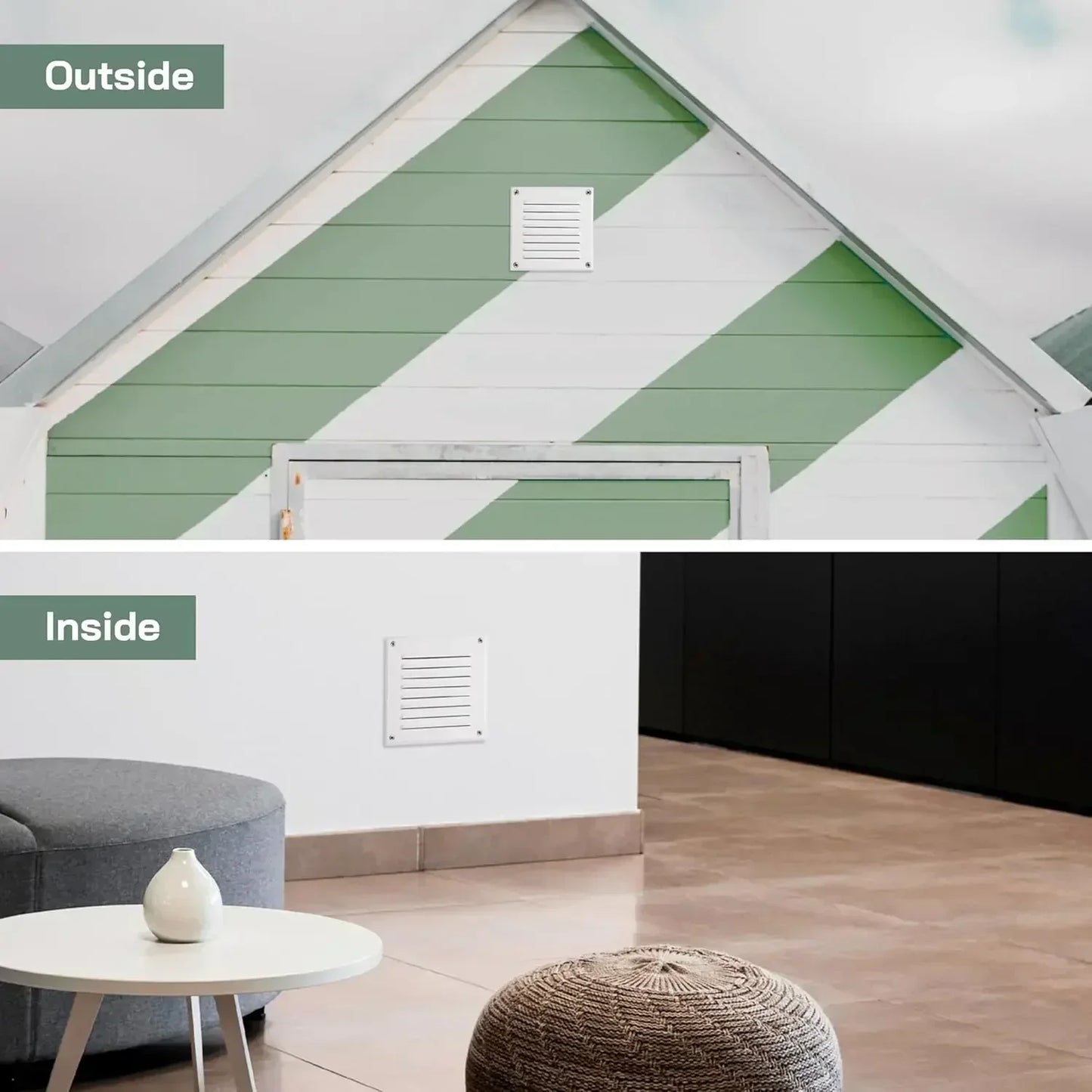 Air Vent Grille Air System Net Cover Screen Exhaust Outlet Window Square Vent Heating Cooling Vents Plate