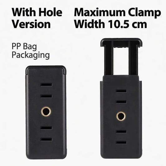 Tripod Mount 1/4'' Screw Holder Clip Adapter for Smartphone Video Recording Vlog Photography Stand Accessories