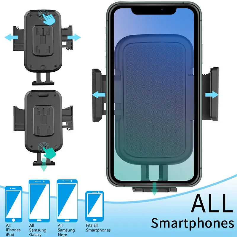 Universal Car CD Slot Phone Mount Stand One-Touch Release Car Phone Holder Cell Phone Support for iPhone 13 12 11 Pro Max Xiaomi