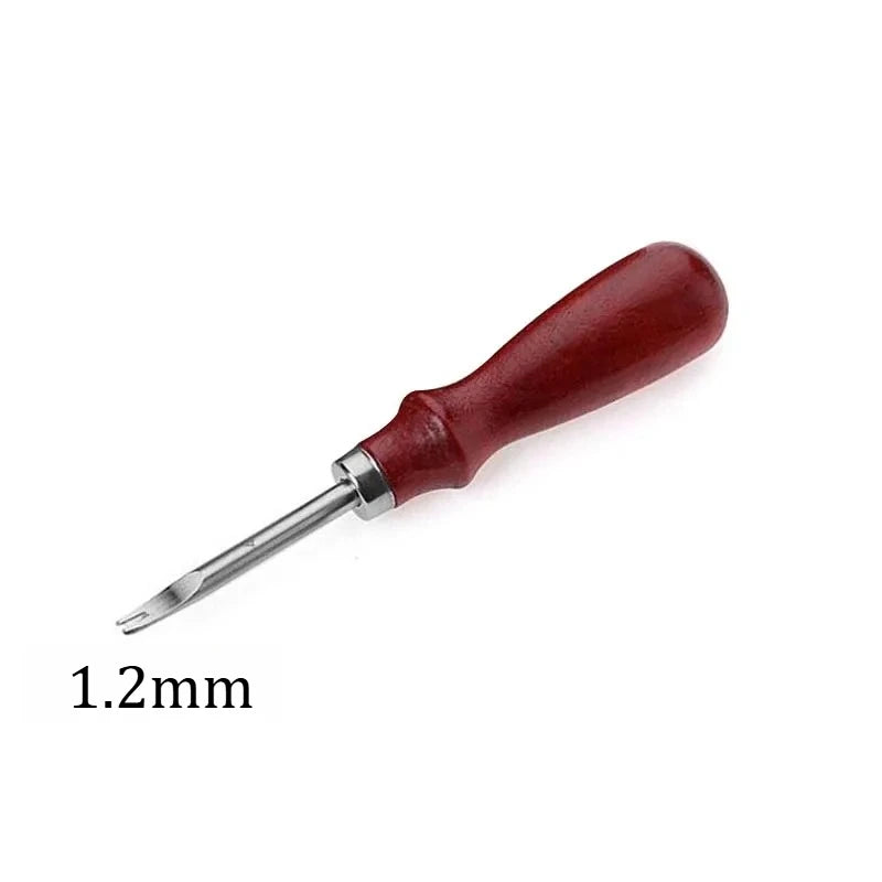 Leather Common Edge Beveler Skiving Craft Keen Edge Cutting Tool for Beveling V-shaped Blade with Rounded Center Taking The Edge