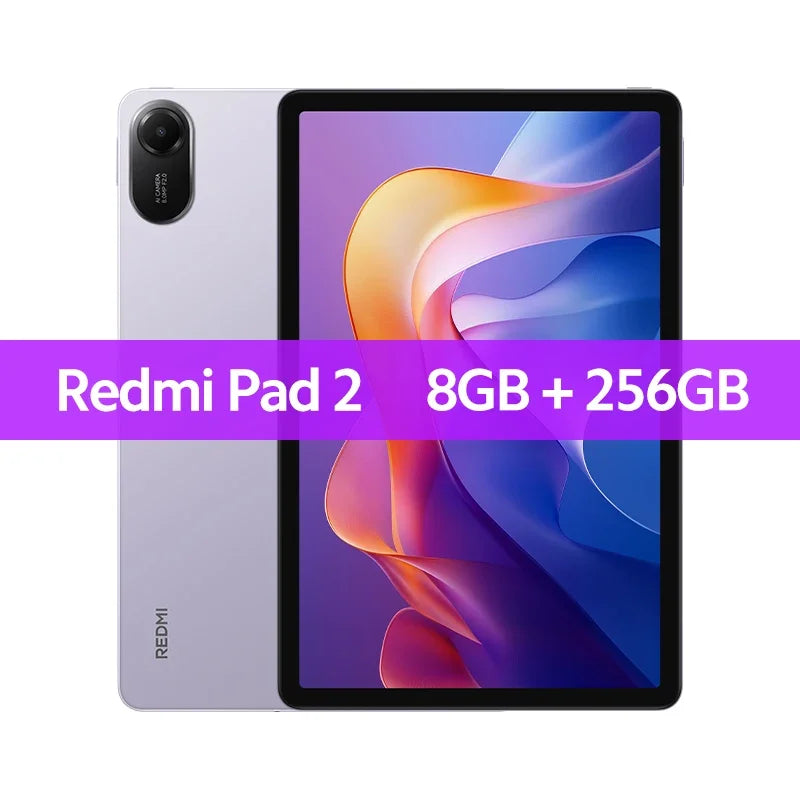 Global Version Xiaomi Redmi Pad 2 Advanced Helio G100-Ultra 11' 2.5K Crystal-Clear Display 9000mAh Battery 18W Fast Charging